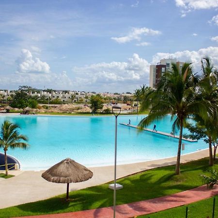 Departamento En Cancun Con 7 Albercas Tipo Playa Y Laguna Zewnętrze zdjęcie