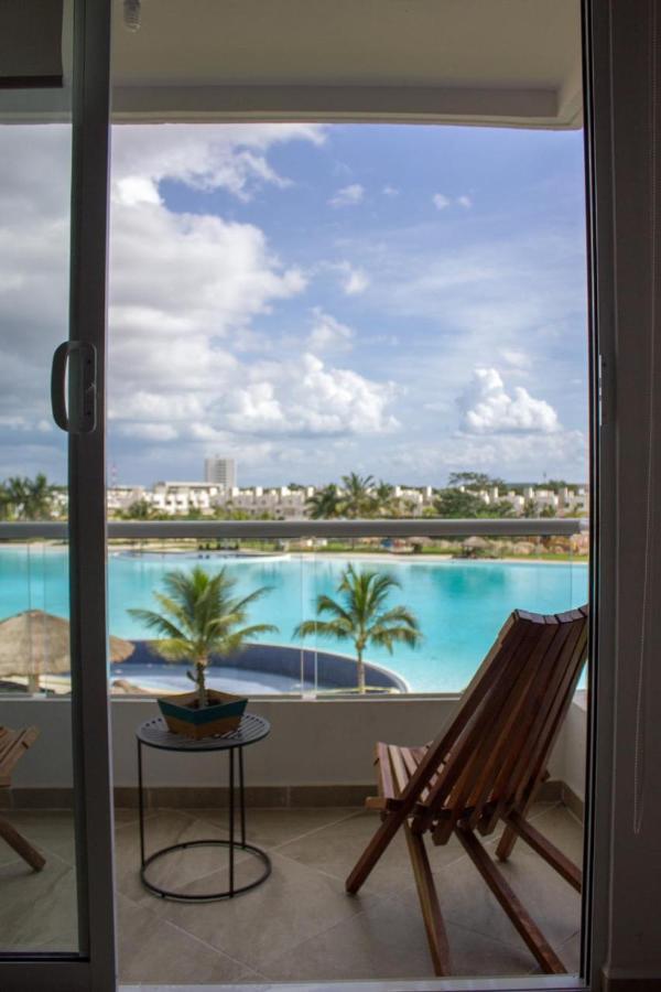 Departamento En Cancun Con 7 Albercas Tipo Playa Y Laguna Zewnętrze zdjęcie